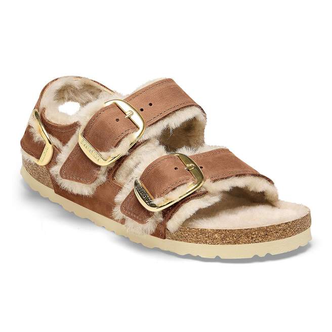 Milano Big Buckle Shearling