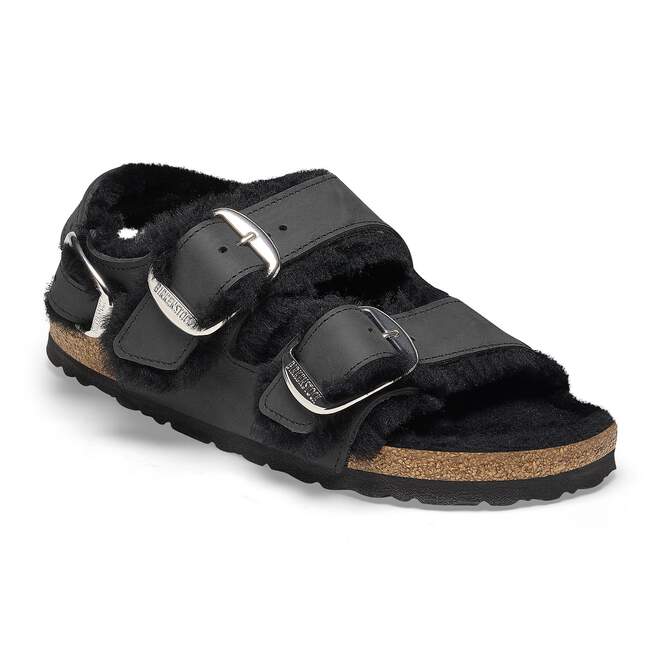 Milano Big Buckle Shearling